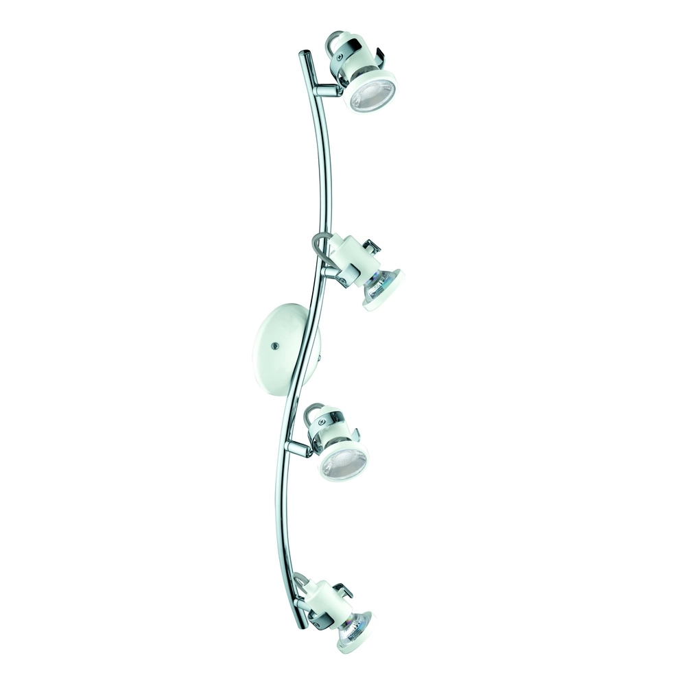 Deckenlampe Tukon 3 Chrom 4-Licht