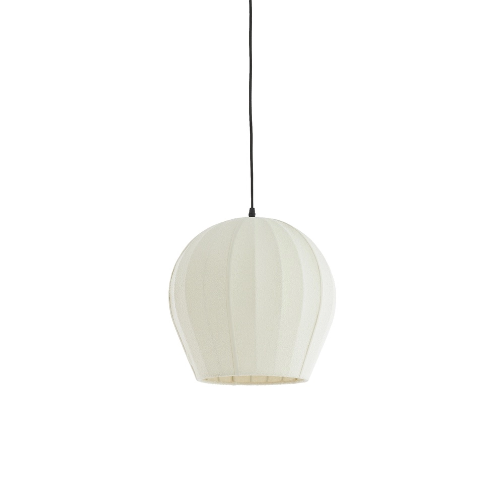 Bouclé-Pendellampe Zagori Ø 35cm – Creme