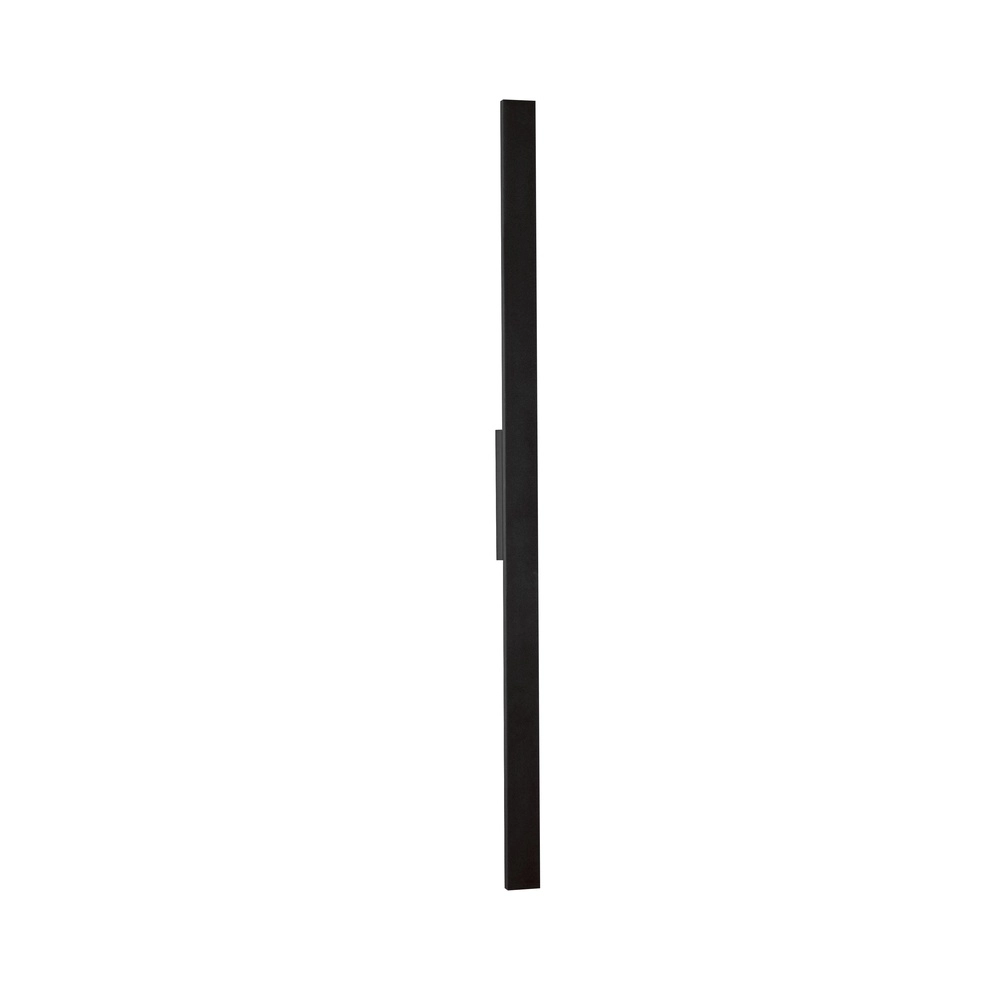 Schlanke Wandleuchte Doul schwarz 121cm