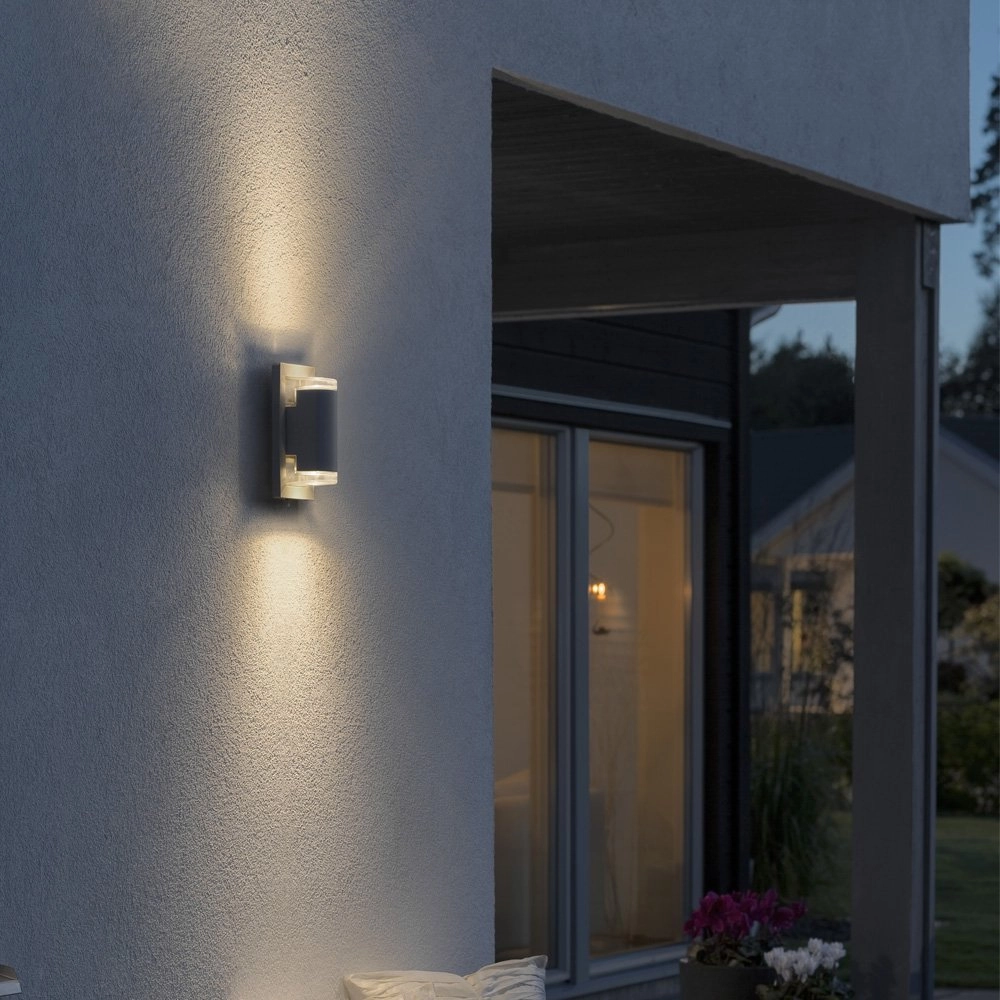 Wandspot Potenza 22cm Anthrazit KonstSmide 7318307987379