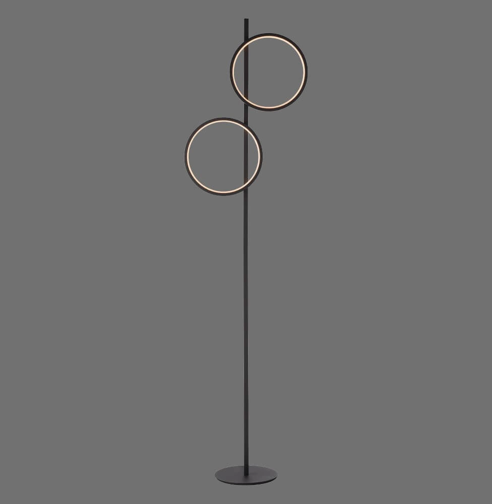 Stehlampe Mini Ritus Schwarz Just Light 4043689000233