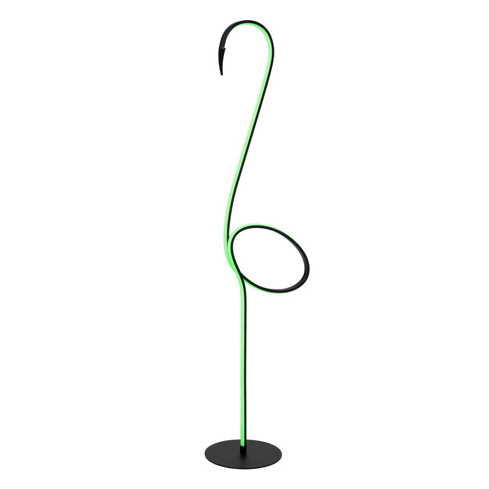 Stehlampe Flamingo Schwarz Lucide 5411212051547
