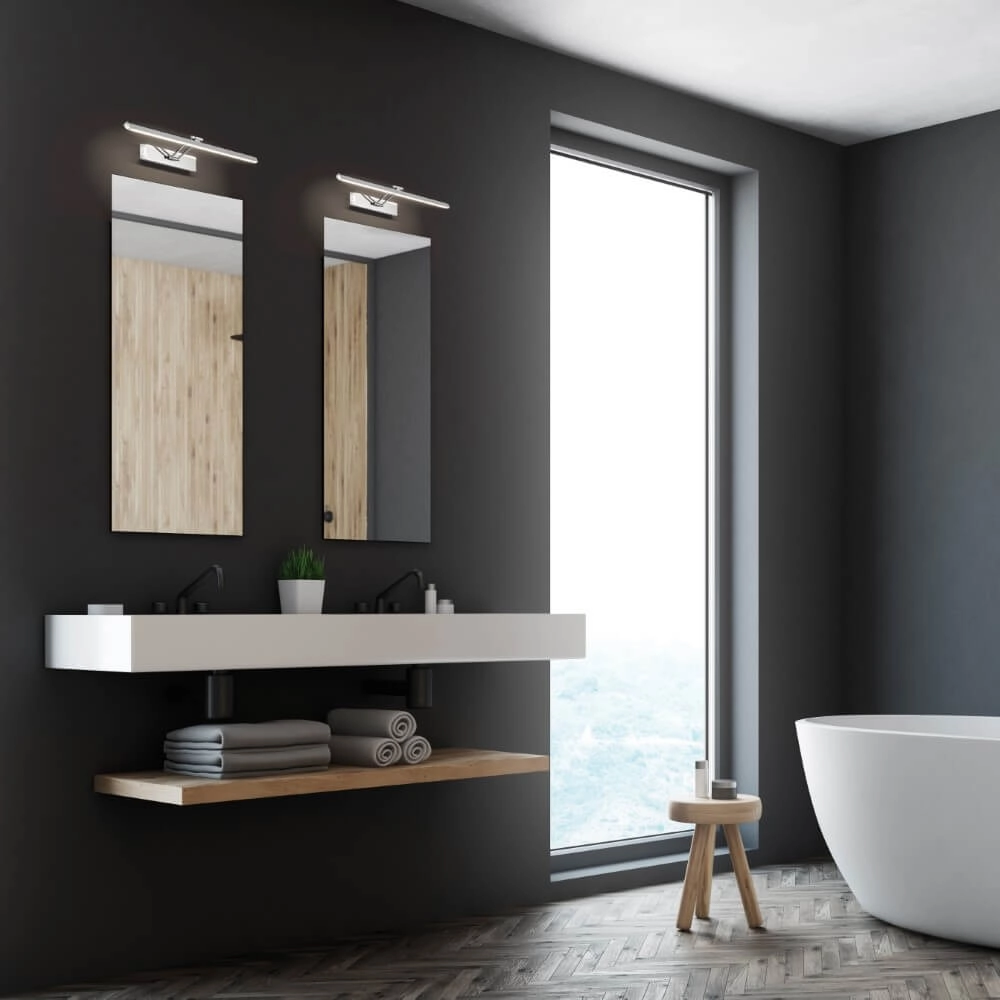 Badezimmer-Wandleuchte Baabe einstellbar Fischer & Honsel 4001133301275
