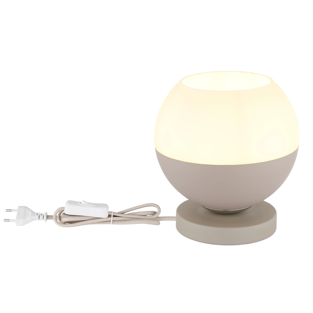 Tischlampe Ragusa sandbraun Globo 9007371572793