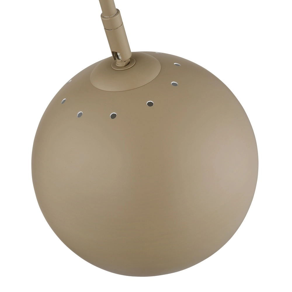 Moderne Stehleuchte Benno sandbraun Globo 9007371507566