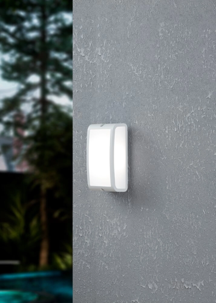 Design-Außenlampe Camarda weiß - mit LED Eglo 9008606261895