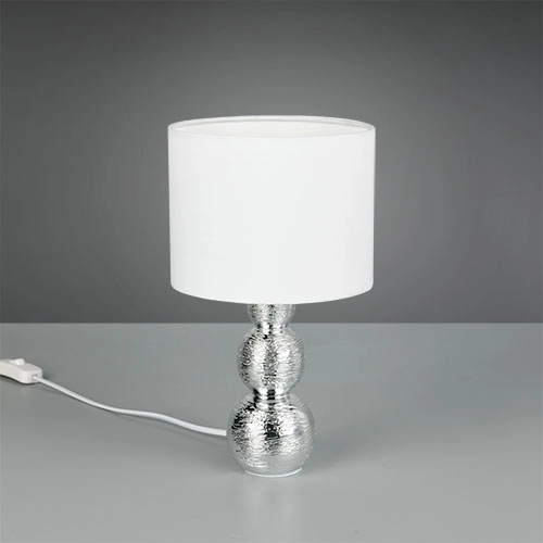 Tischlampe Lova Silbergrau Trio 4017807682663