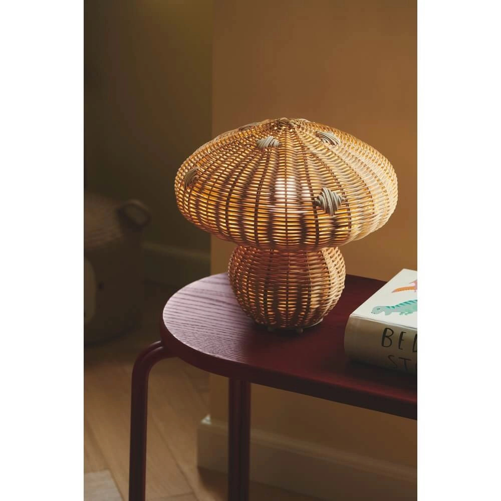 Tischleuchte aus Rattan Allie Ø 30cm Nordlux 5704924018794