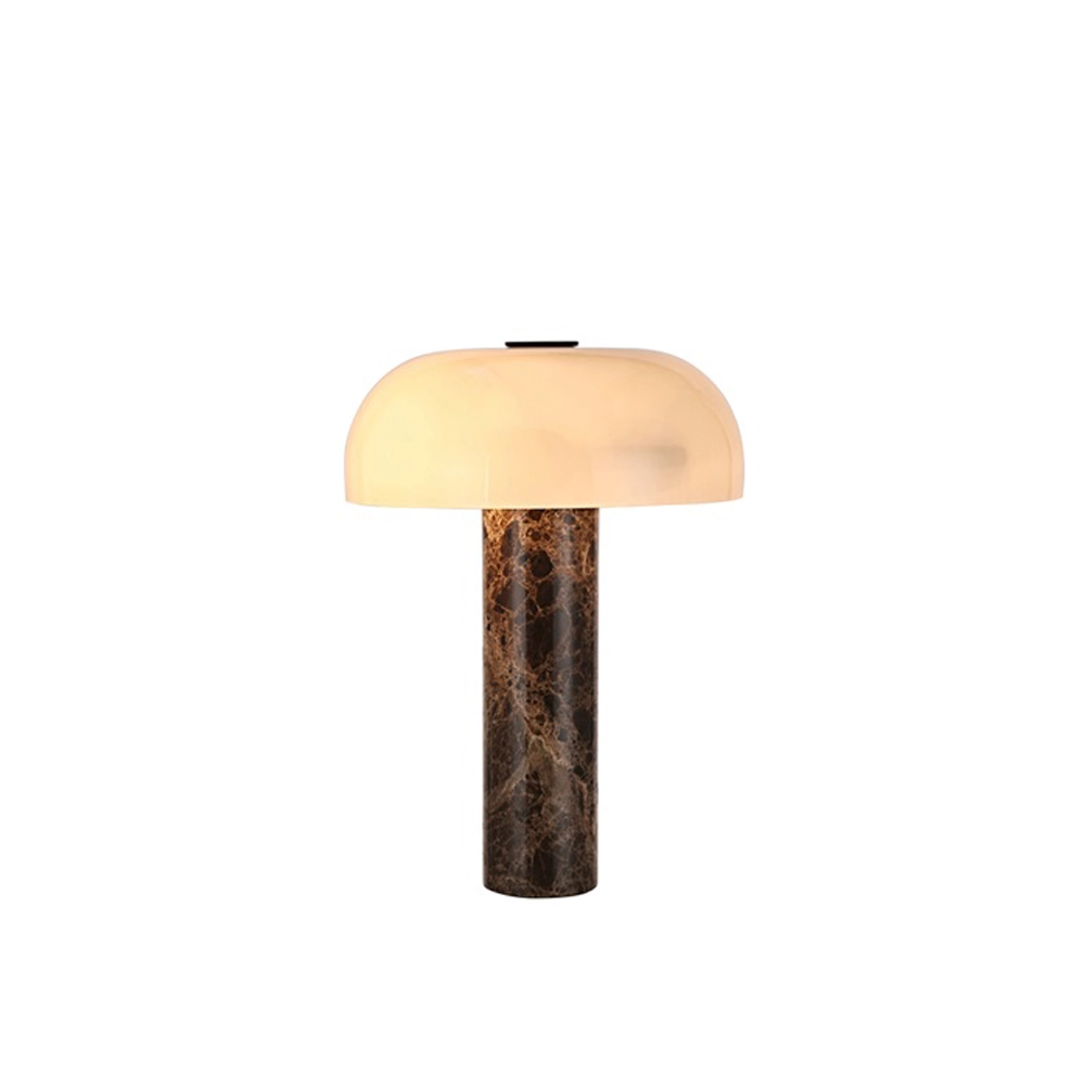 Marmortischlampe Barbara Ø 30cm - 2x E14