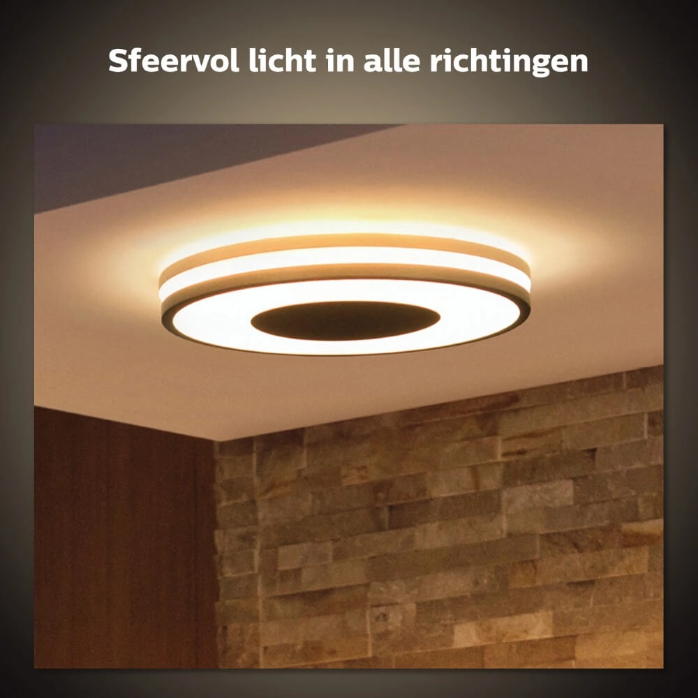 Deckenleuchte Hue Being - White Ambiance Ø 34,8cm schwarz Philips 8719514341135