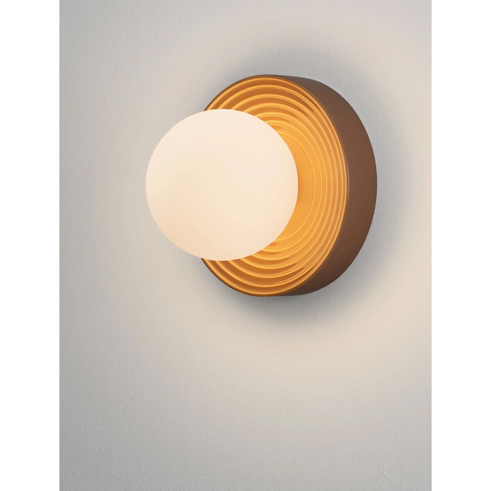 Wandleuchte Orbique Karamell Ø 22cm Lyora 5212017483898