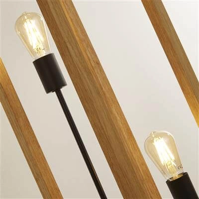 Stehlampe Holz Square Searchlight 5053423190419