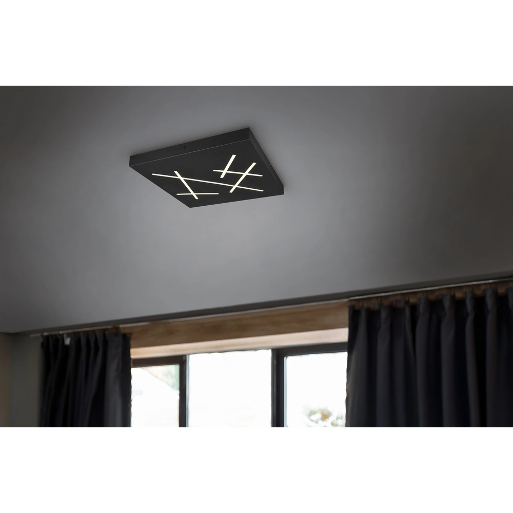 Design-Deckenleuchte Snip schwarz Trio 4017807659740