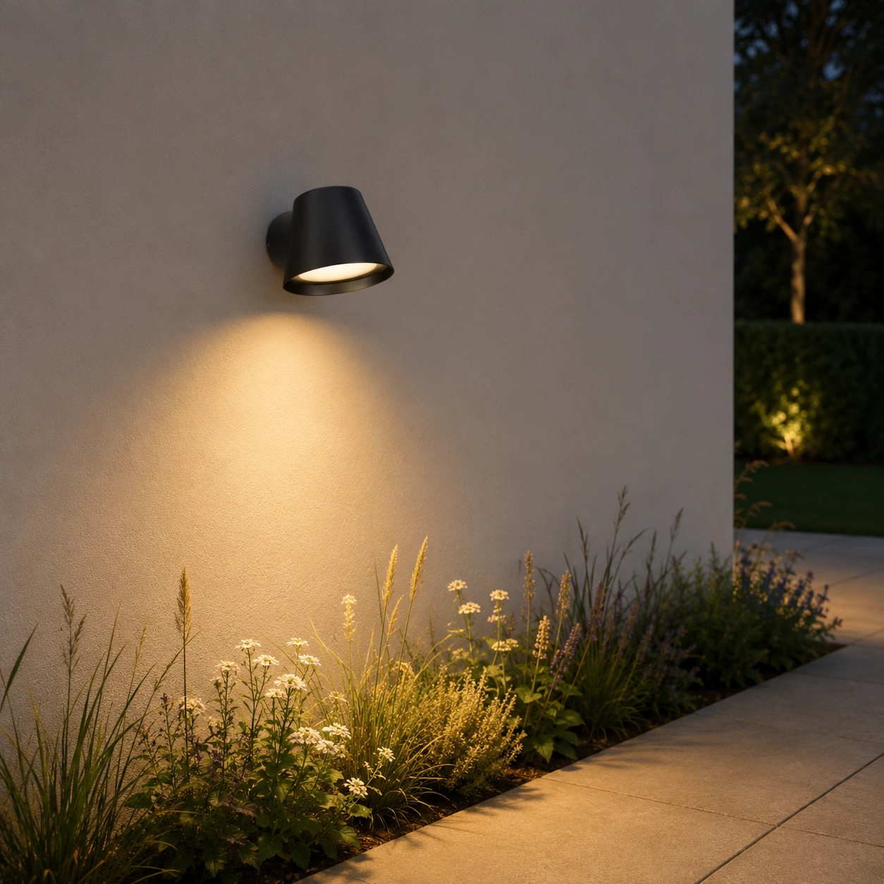 Design-Wandlampe Bell Schwarz