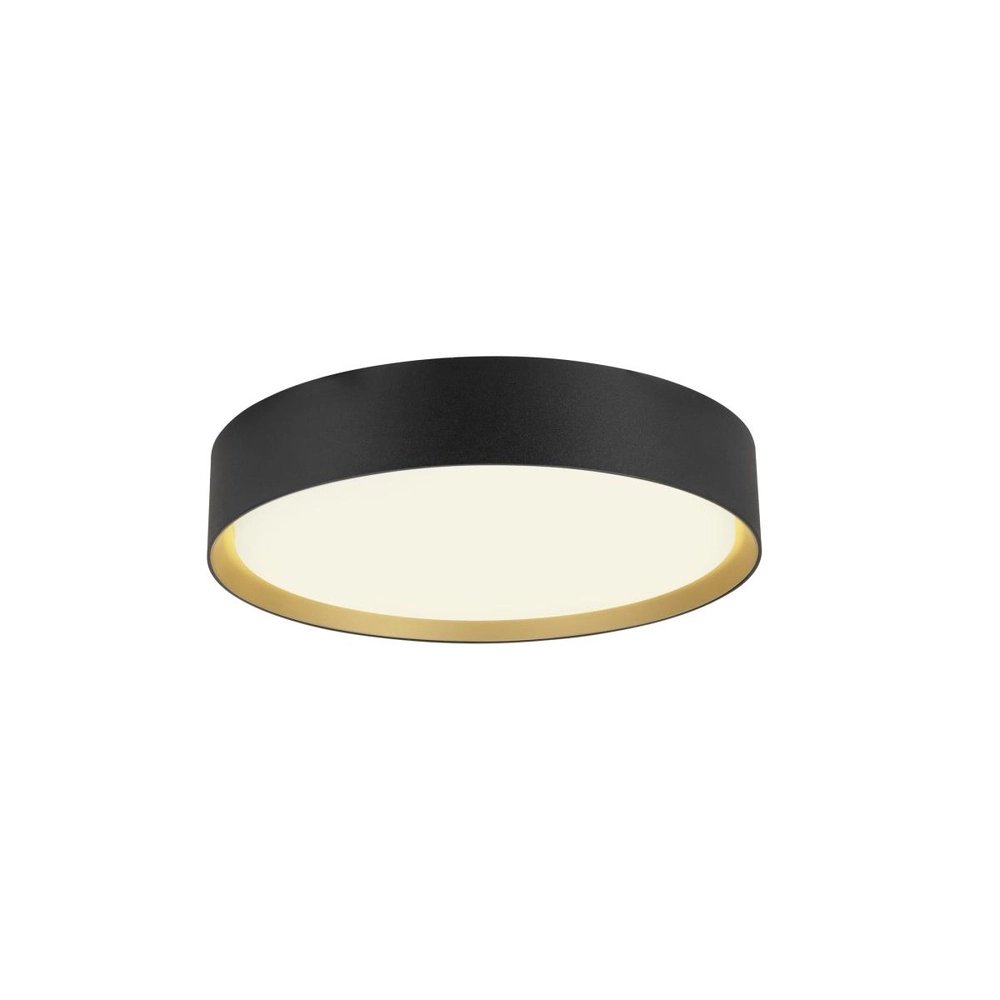 Deckenlampe Decona Ø 30cm schwarz mit gold - 3000K/4000K SLV 4024163302968