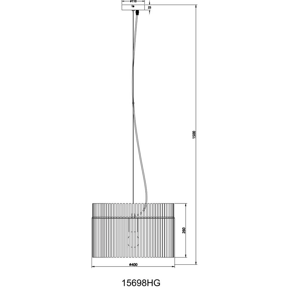Schwarze Pendelleuchte Gorley mit grünem Glas Ø 40cm Globo 9007371471973