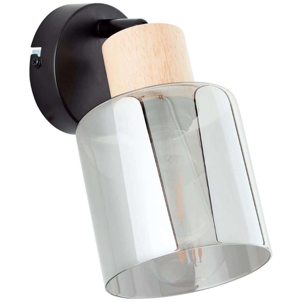 Wandlampe Weald Schwarz Brilliant 4004353413070