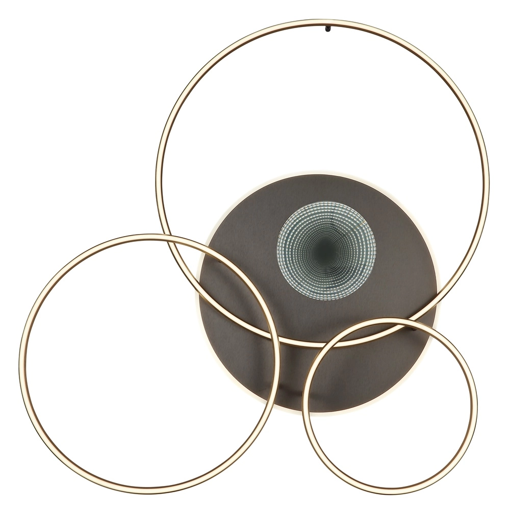 Moderne Deckenlampe Invertina Gold 126 cm Globo 9007371453016