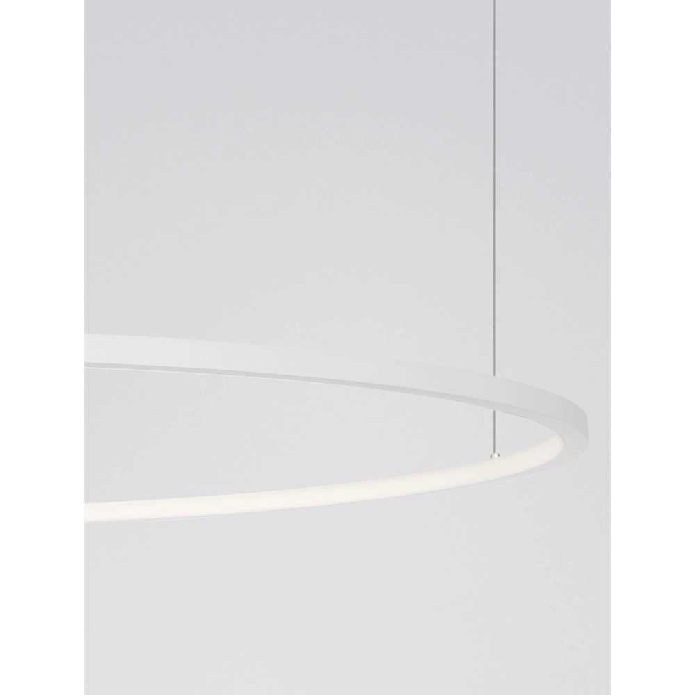 Runde Pendelleuchte Tarquin weiß Ø 100cm Lyora 5212017438331