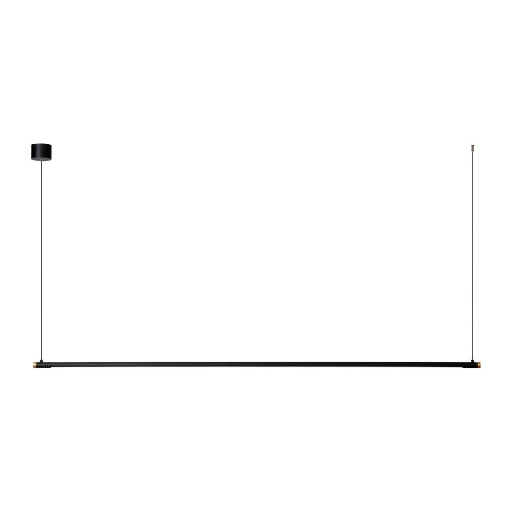 Elegante Pendellampe Marnik Schwarz 200 cm Premium by Lucide 5411212421227