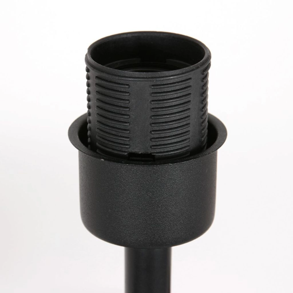 Schwarze Tischlampe Stang mit Korkkappe Ø30 cm Steinhauer 8712746180602