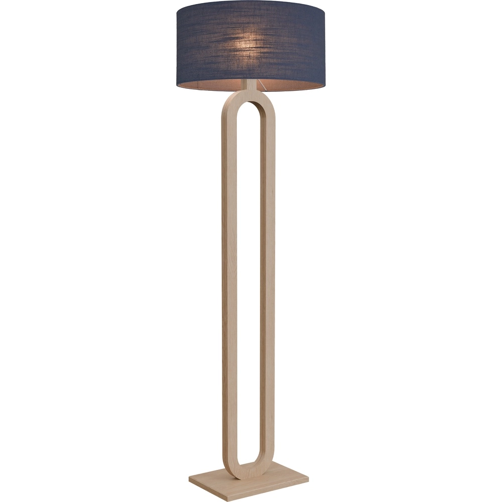 Stehlampe Sino Loop Leichtes Holz