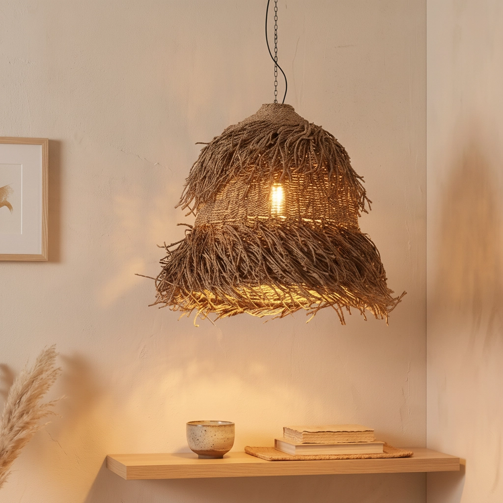 Natürliche Pendelleuchte Hay Ø 80cm