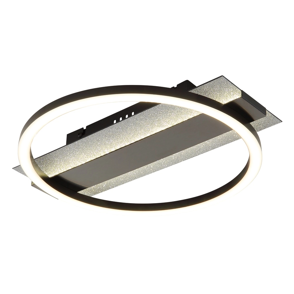 Schwarze Deckenlampe Norberto Konstruktion