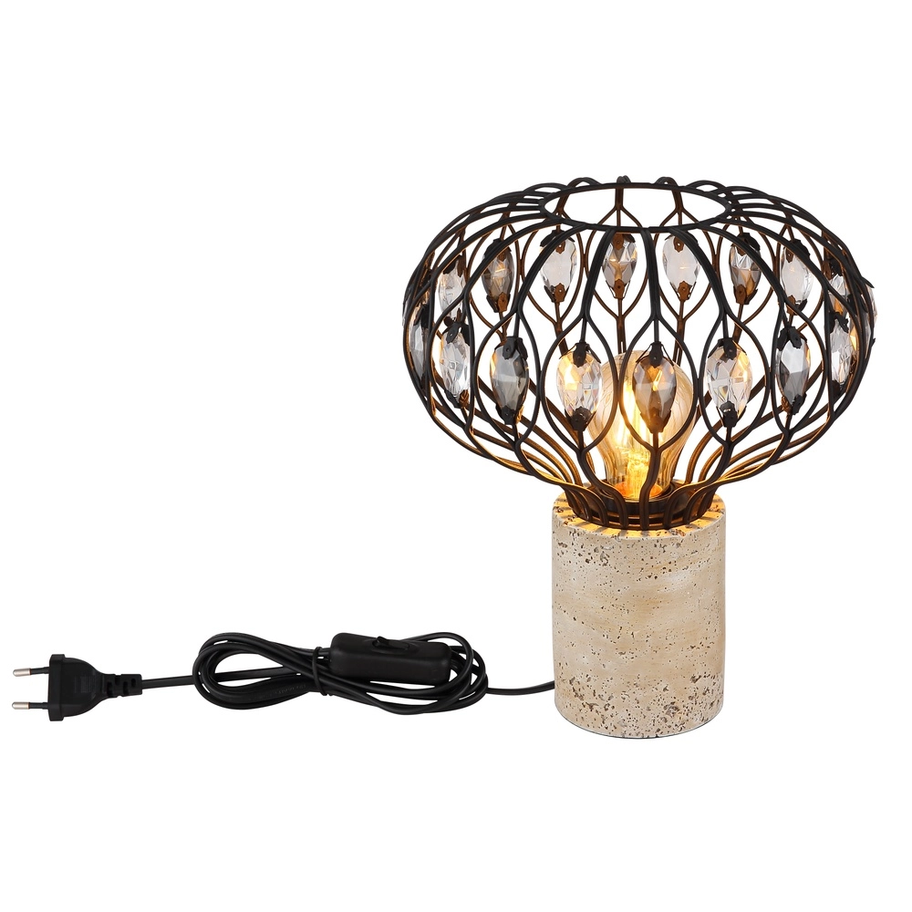 Tischlampe Dorthy Country Black Globo 9007371566075