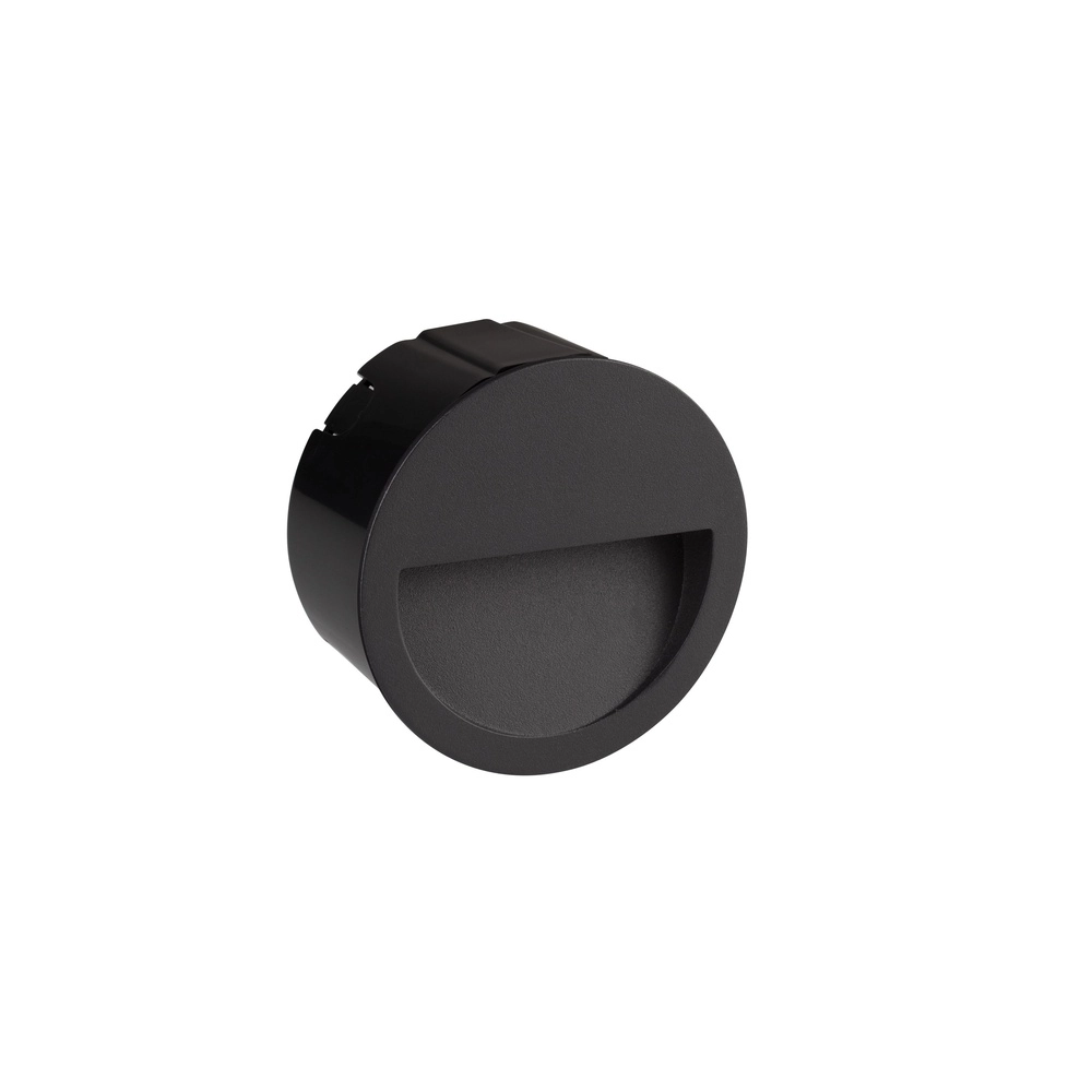 Runde Einbauwandlampe Sete Schwarz Lyora 5212017497987
