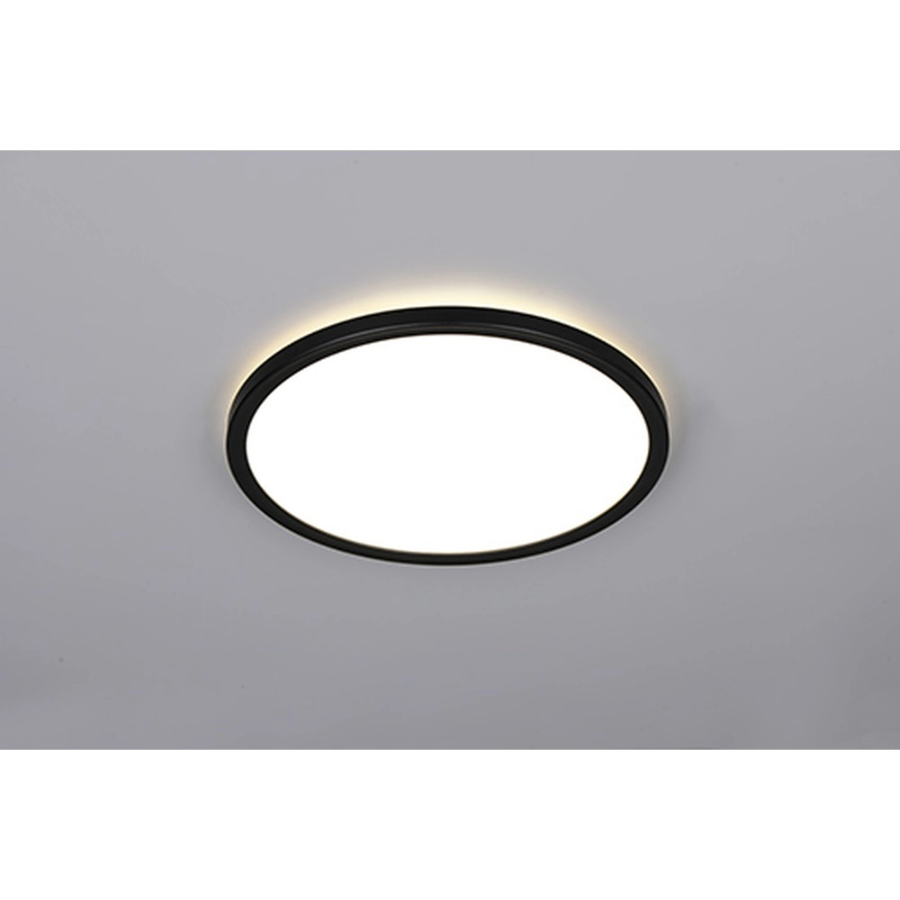 Runde Deckenlampe Emra schwarz Ø 29 cm Trio 4017807704143