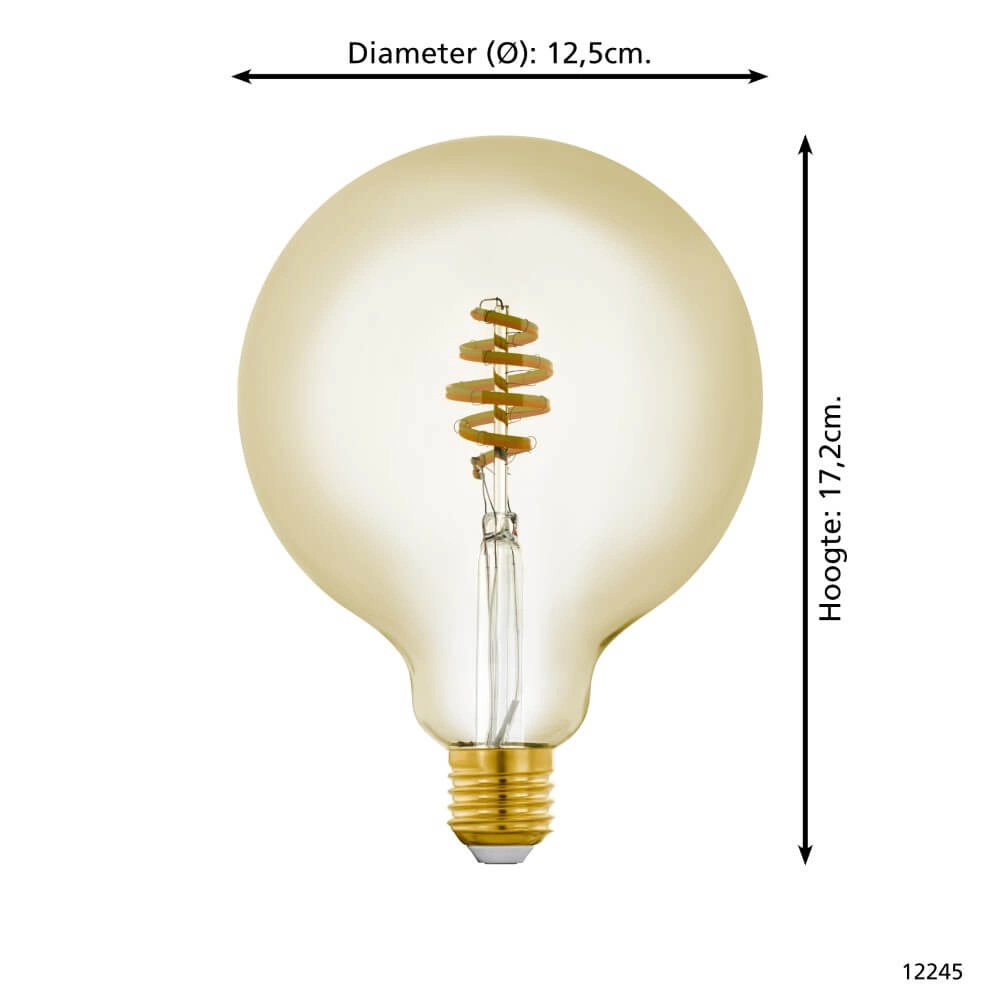 LED-Lampe Zigbee - E27 - 4.9 watt - 2200-6500K - G125 Eglo 9002759122454