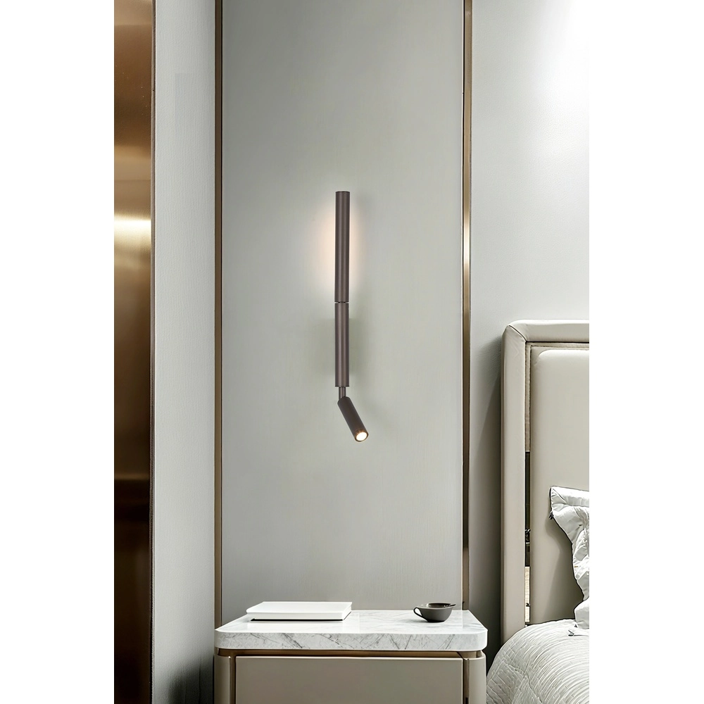 Design-Wandleuchte Architect braun Searchlight 5053423296418