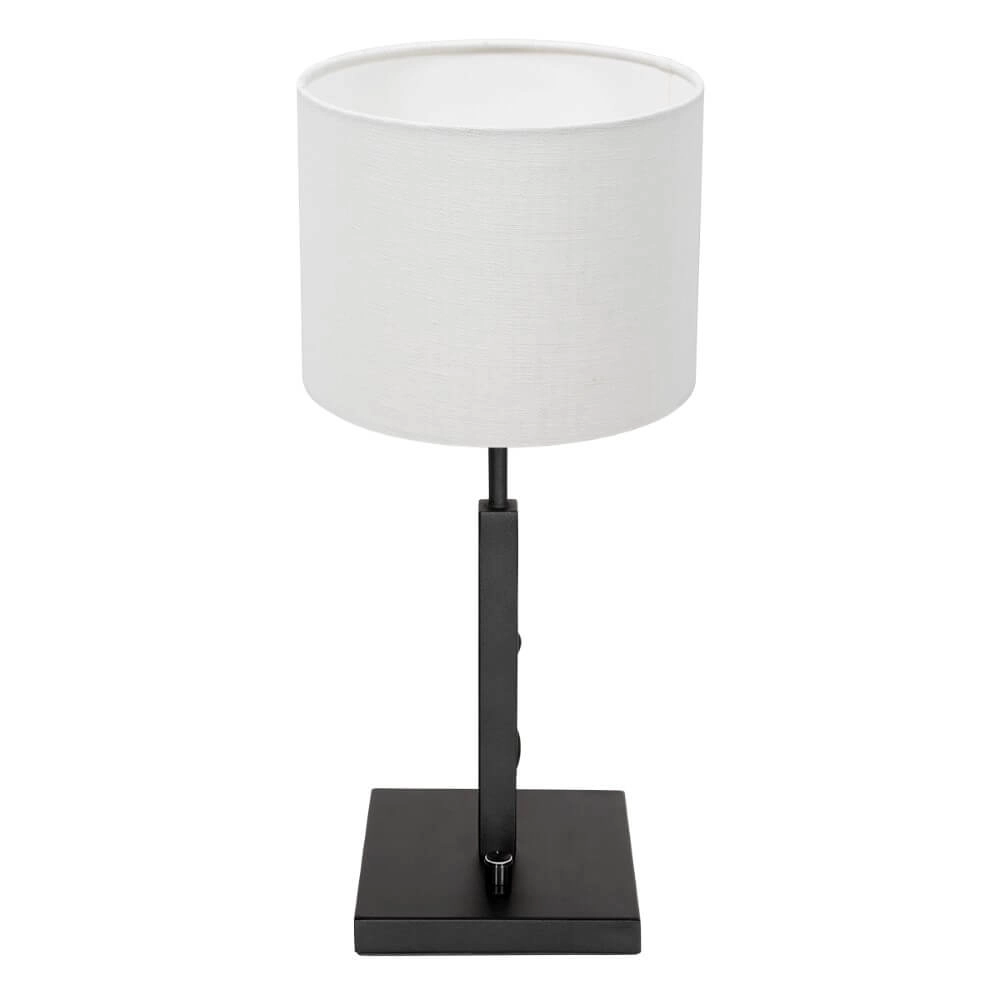 Tischlampe Stanger mit Stoffkapuze