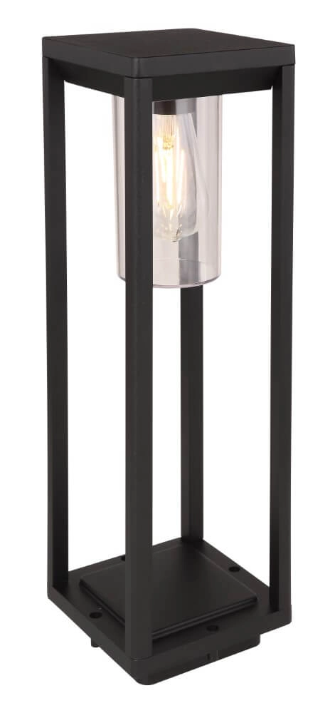 Black standing outdoor lamp Candela 50cm