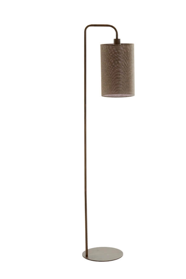 Stehlampe Donio dunkler Holzdruck Light & Living 8717807759568