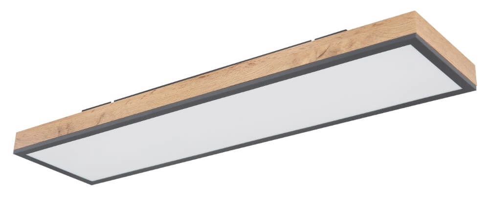 LED-Deckenleuchte aus Holz Doro 80x20cm Globo 9007371424993