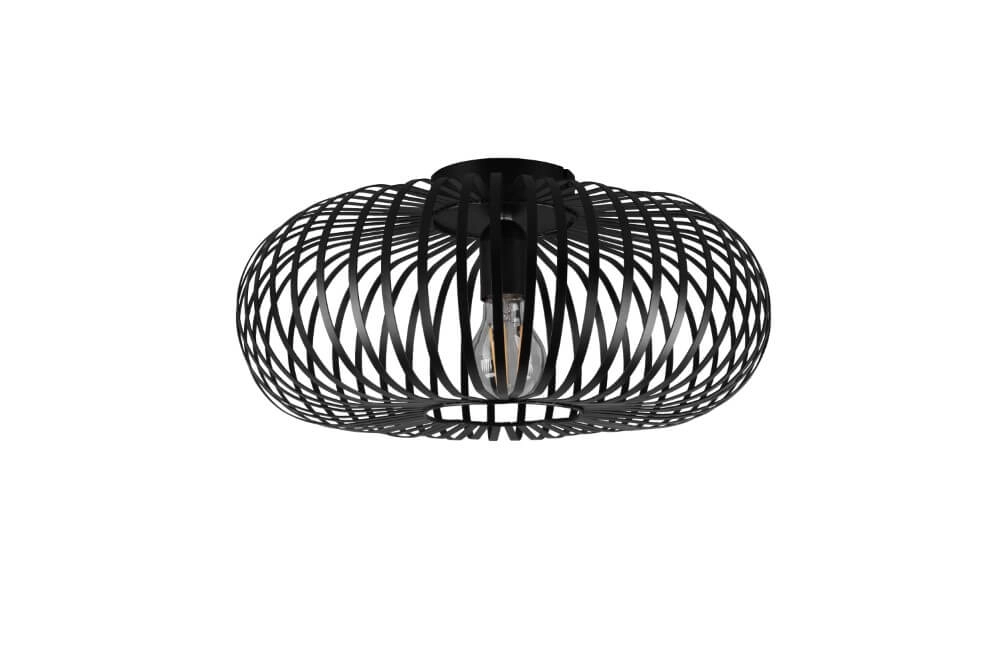 Schwarze Deckenlampe Johann Ø 40cm Trio 4017807504170