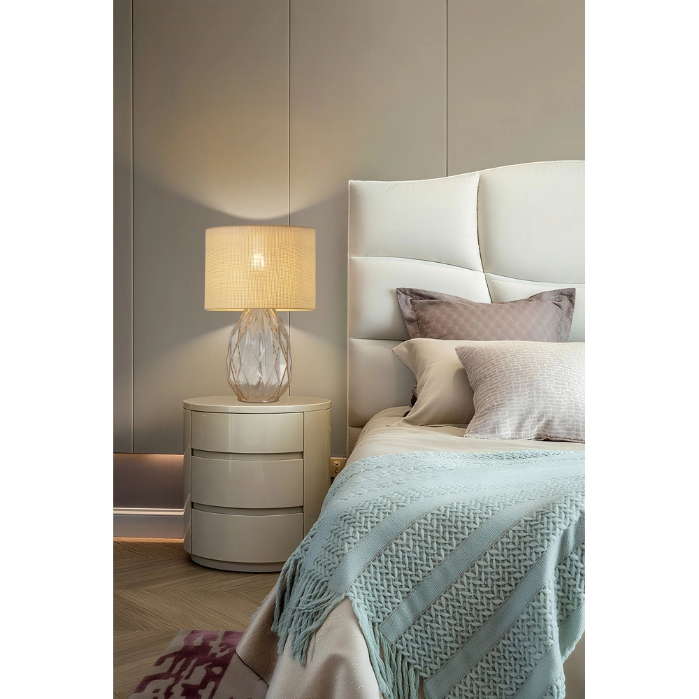 Tischlampe Diane Champagner Searchlight 5053423300801