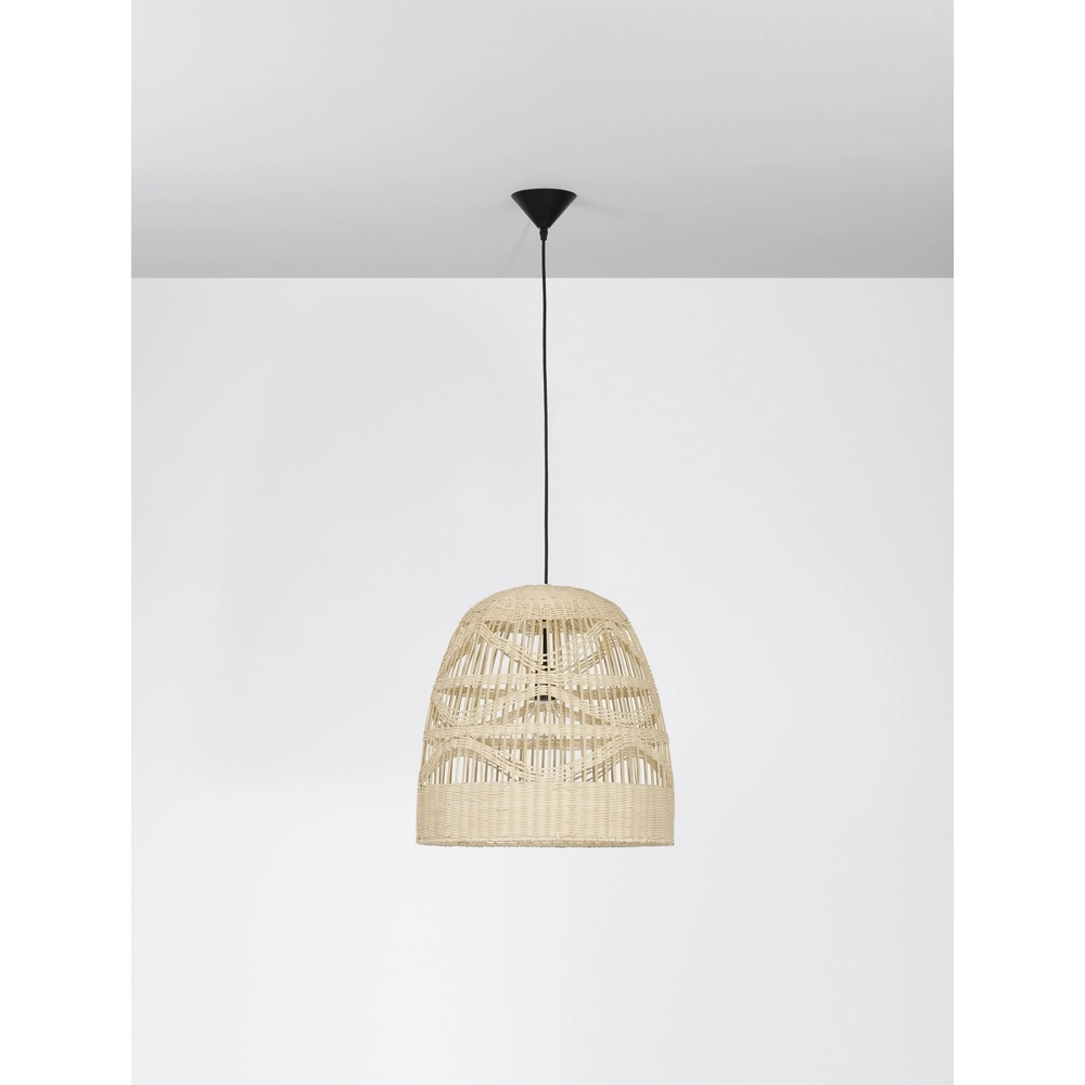 Rattan Pendelleuchte Marlo Ø 46cm Lyora 5212017438836