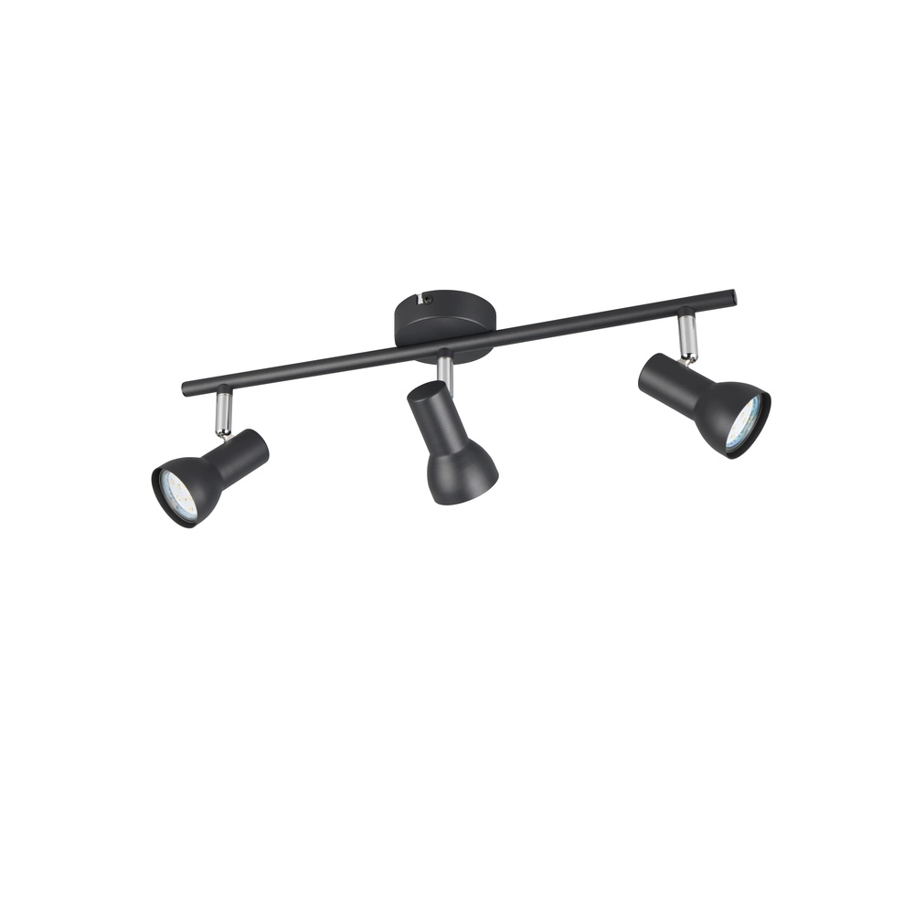 Deckenlampe Cantar schwarz 3-flammig Trio 4017807615920
