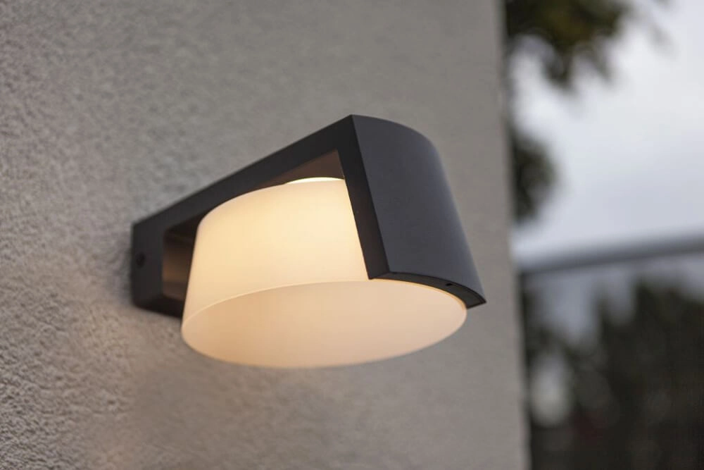 Anthracite wall lamp Moon design Lutec 6939412014821