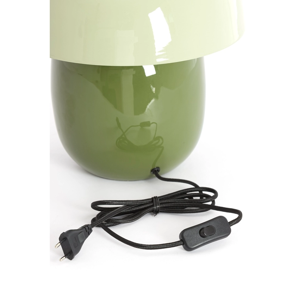 Schlafzimmertischlampe Mimosa Schillerndes Grün Light & Living 8717807816292