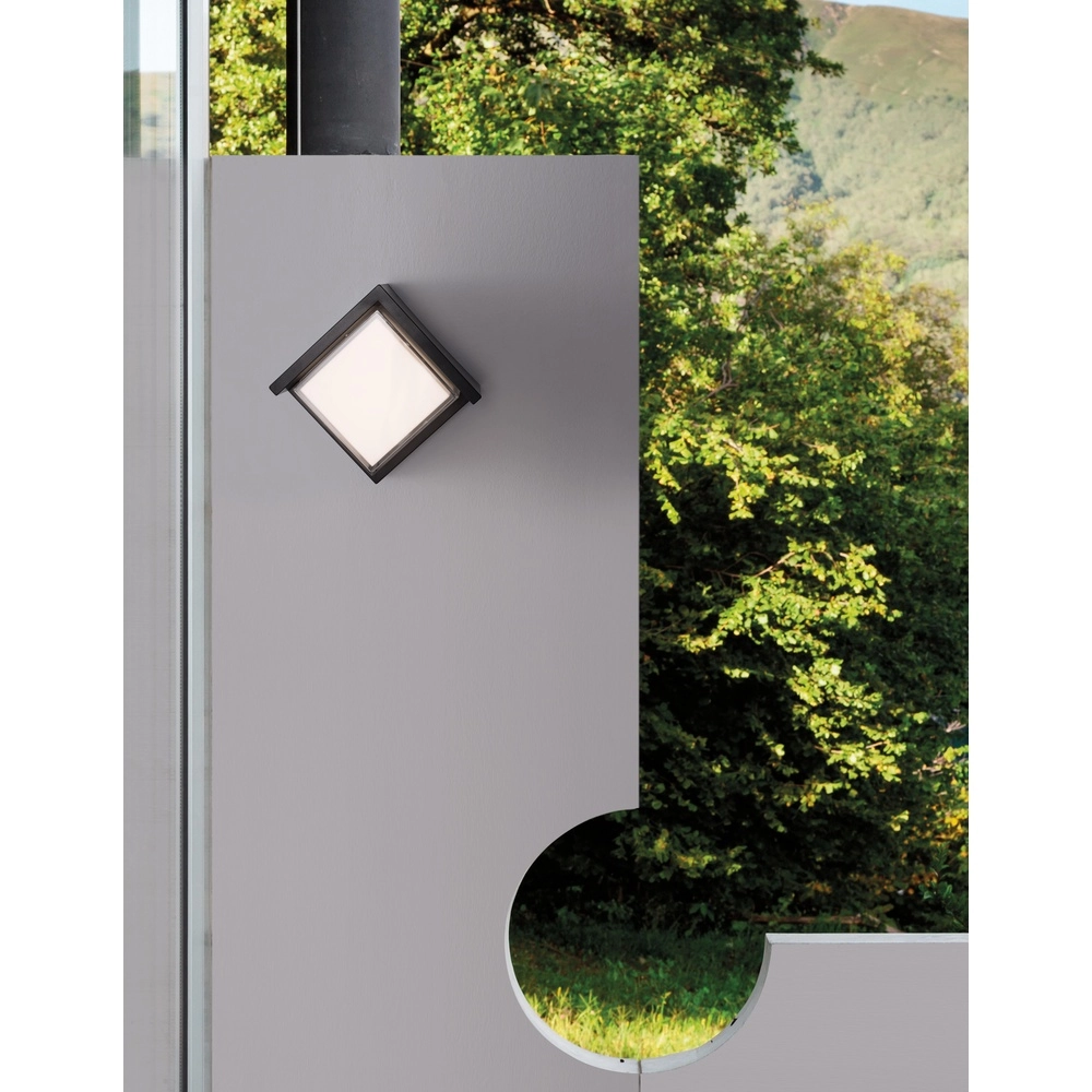 Design-Wandleuchte Max quadratisch grau Lyora 5212017425904