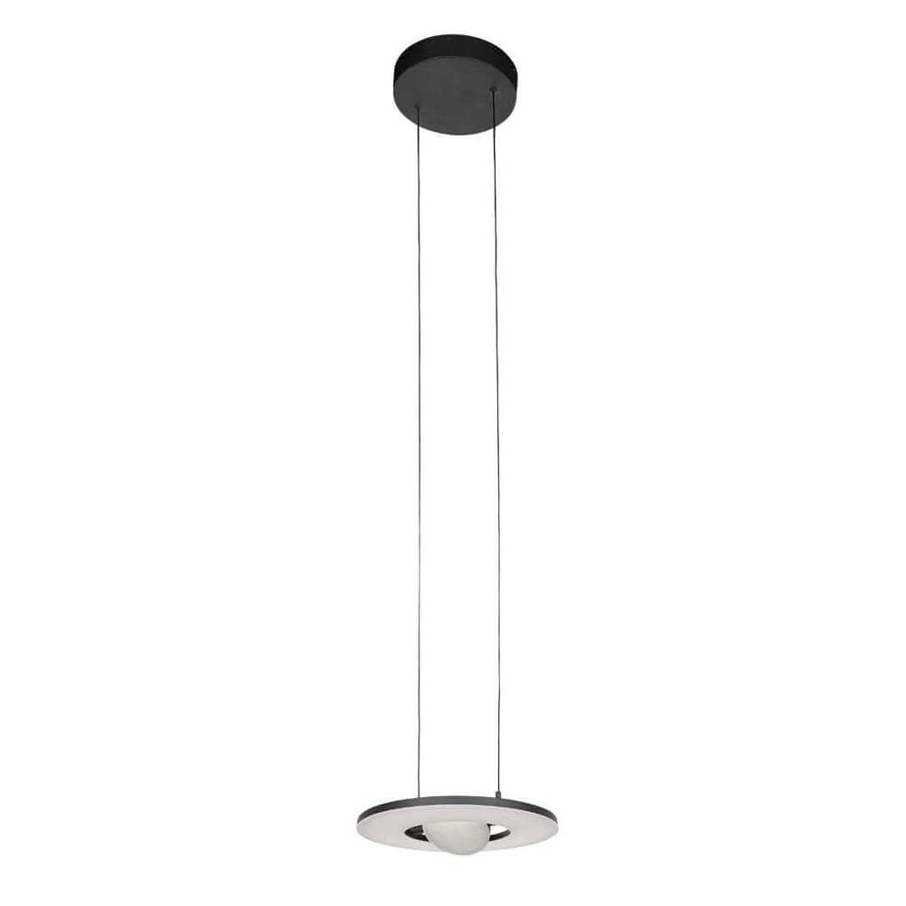 Schlanke Pendelleuchte Soleil Ø 32cm schwarz Steinhauer 8712746176681