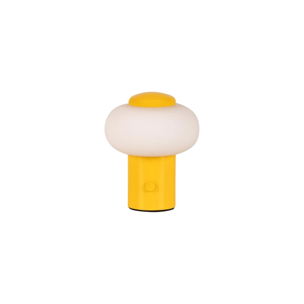 Wiederaufladbare Tischlampe Gustav Gelb