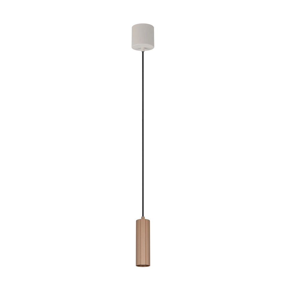 Pendelleuchte Soka Ø 9cm mokkabraun Trio 4017807670127