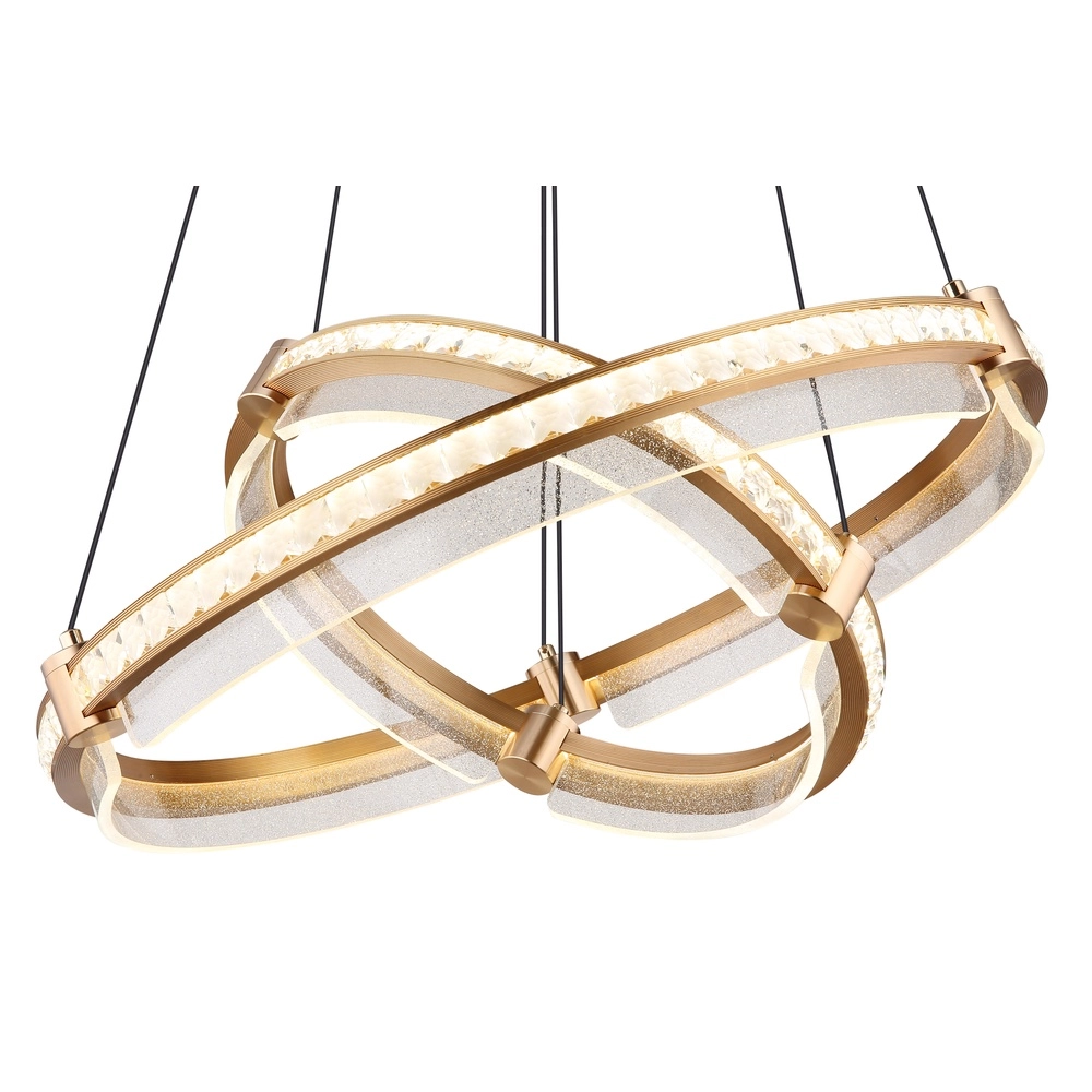 Pendellampe Blondie gold Ø 60cm Globo 9007371446469