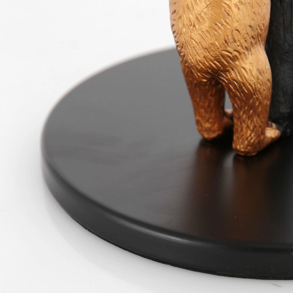 Designer-Tischlampe Animaux mit grauem Samt Steinhauer 8712746151909