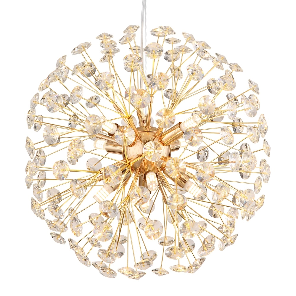 Pendellampe Katrina gold Ø 40cm Globo 9007371478309